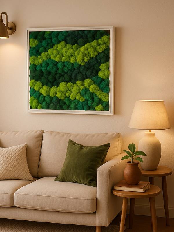 Tableau Lichen 50x50