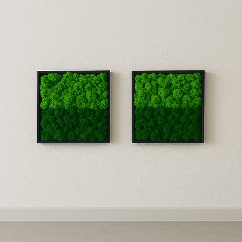 mur végétal tableau stabilisé