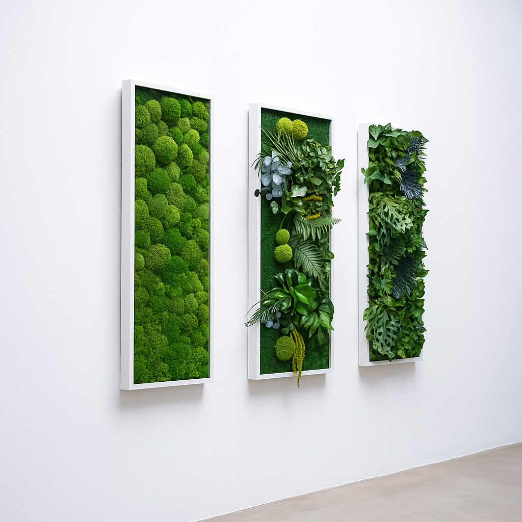 stabilisé végétal mur tableau