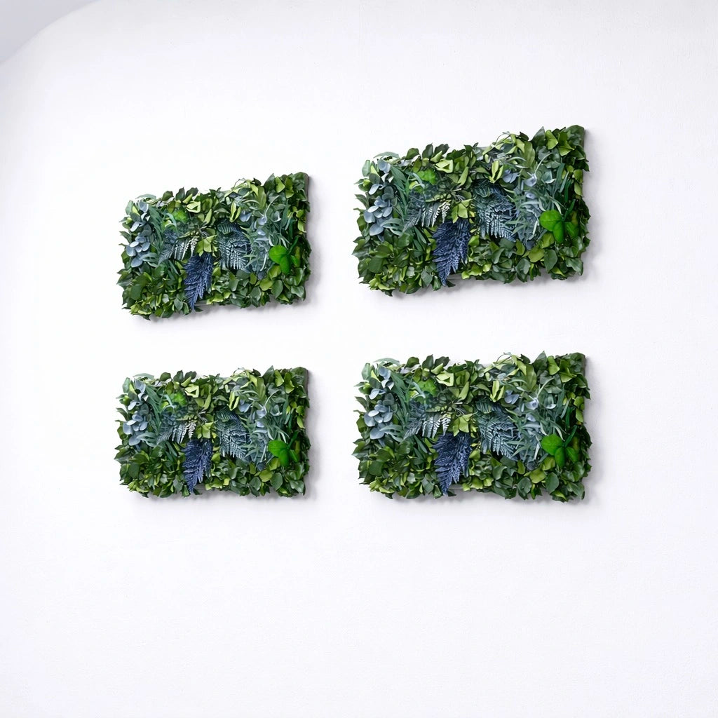 Composition of 4 natural plant pictures - Forest 60x40 cm