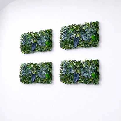 Composition of 4 natural plant pictures - Forest 60x40 cm