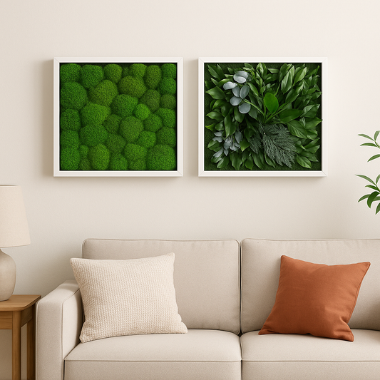 Stabilisierte Pflanzenbilder Forest Bubble 35x35
