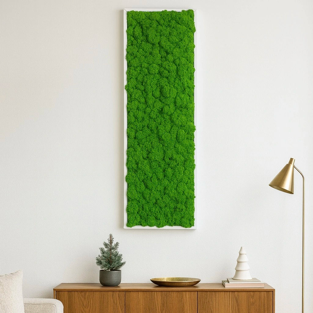 Design tableau végétal naturel stabilisé décoration intérieur 