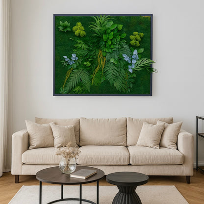 Tableau végétal mur