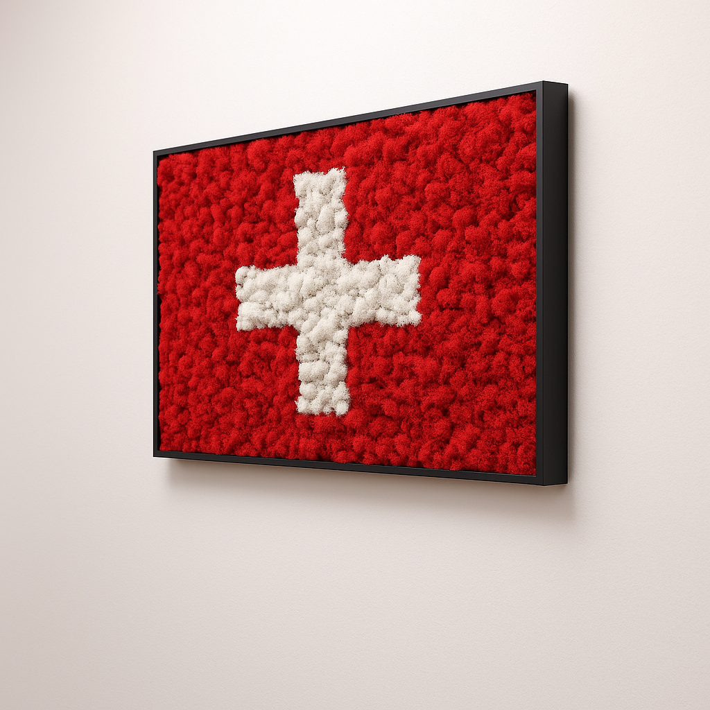 Tableau mur intérieur végétal stabilisé 