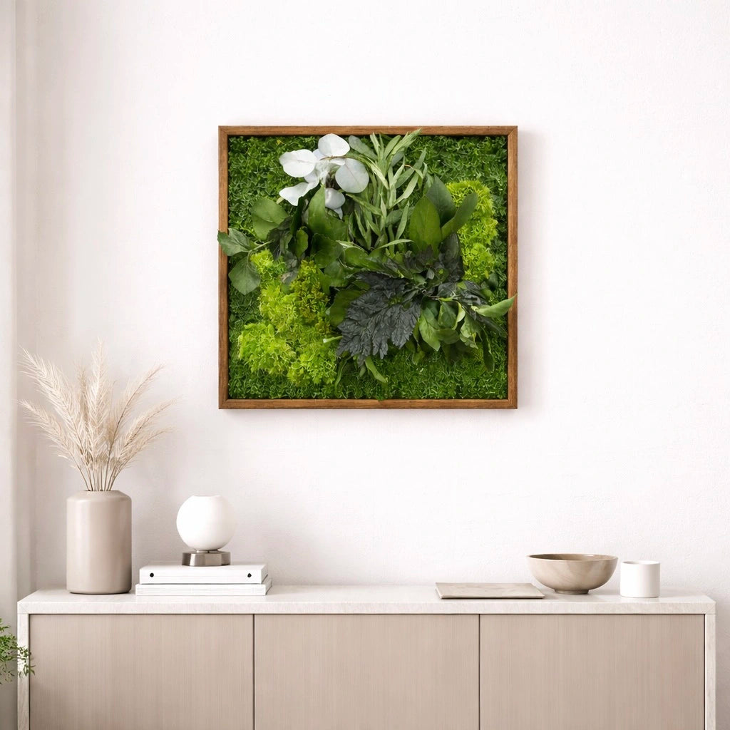 Tableau végétal naturel stabilisé 