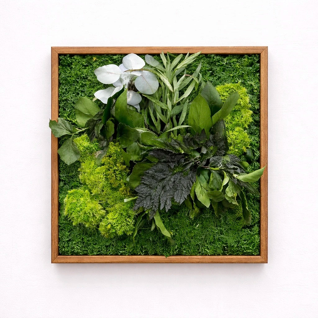 Tableau végétal naturel stabilisé 