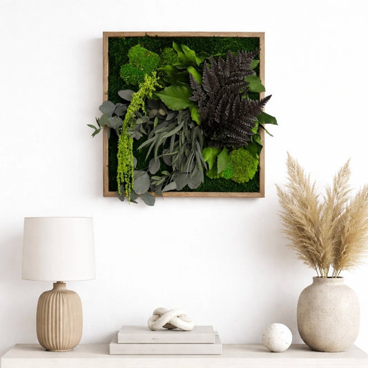 Tableau végétal naturel stabilisé 