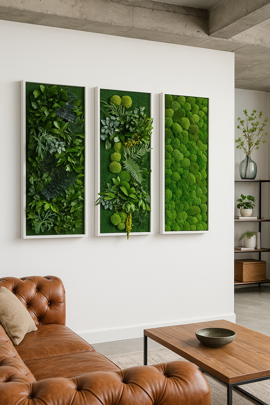 mur tableau végétal