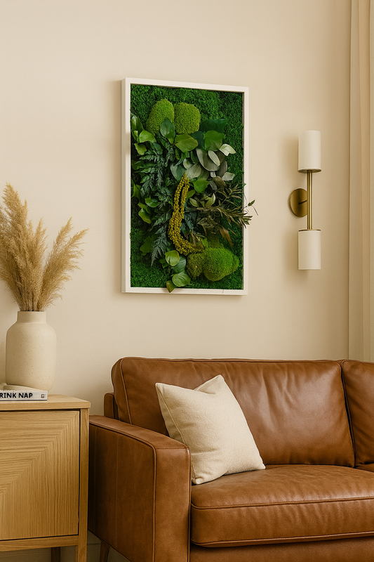 jungle stabilisé naturel végétal tableau 