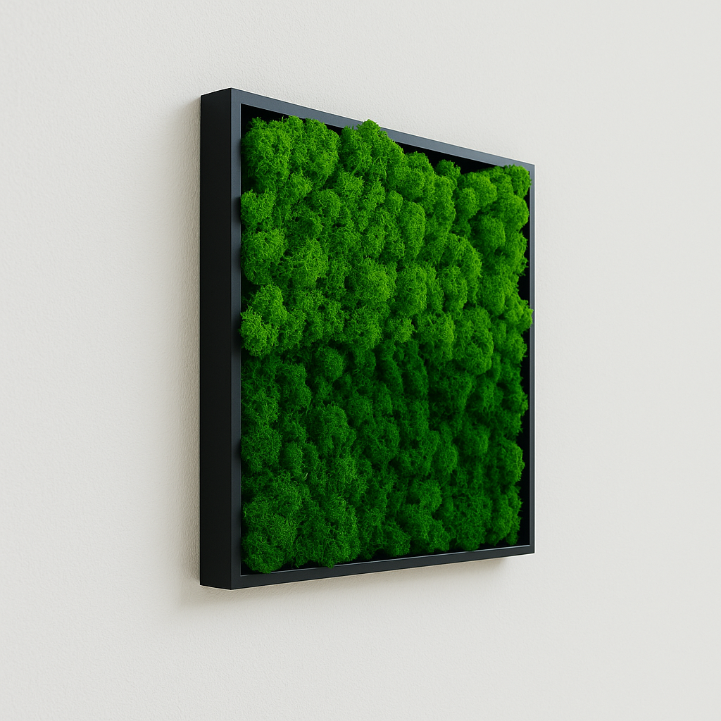déco naturel stabilisé végétal tableau
