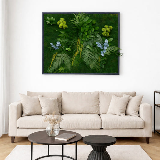 Tableau végétal naturel stabilisé 