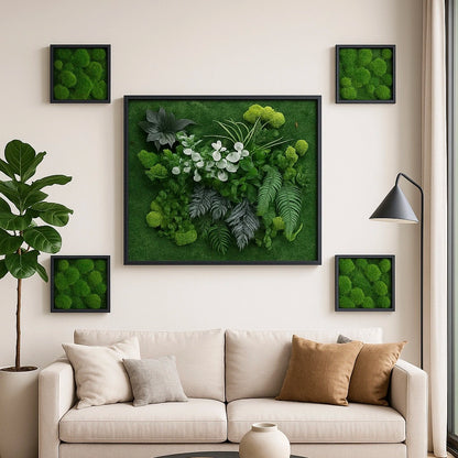 Tableaux murs intérieur décoration végétaux stabilisés 