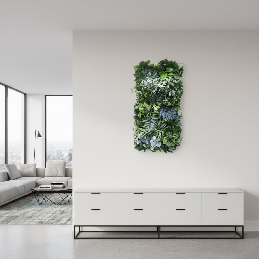 mur tableau végétal stabilisé décoration intérieur 