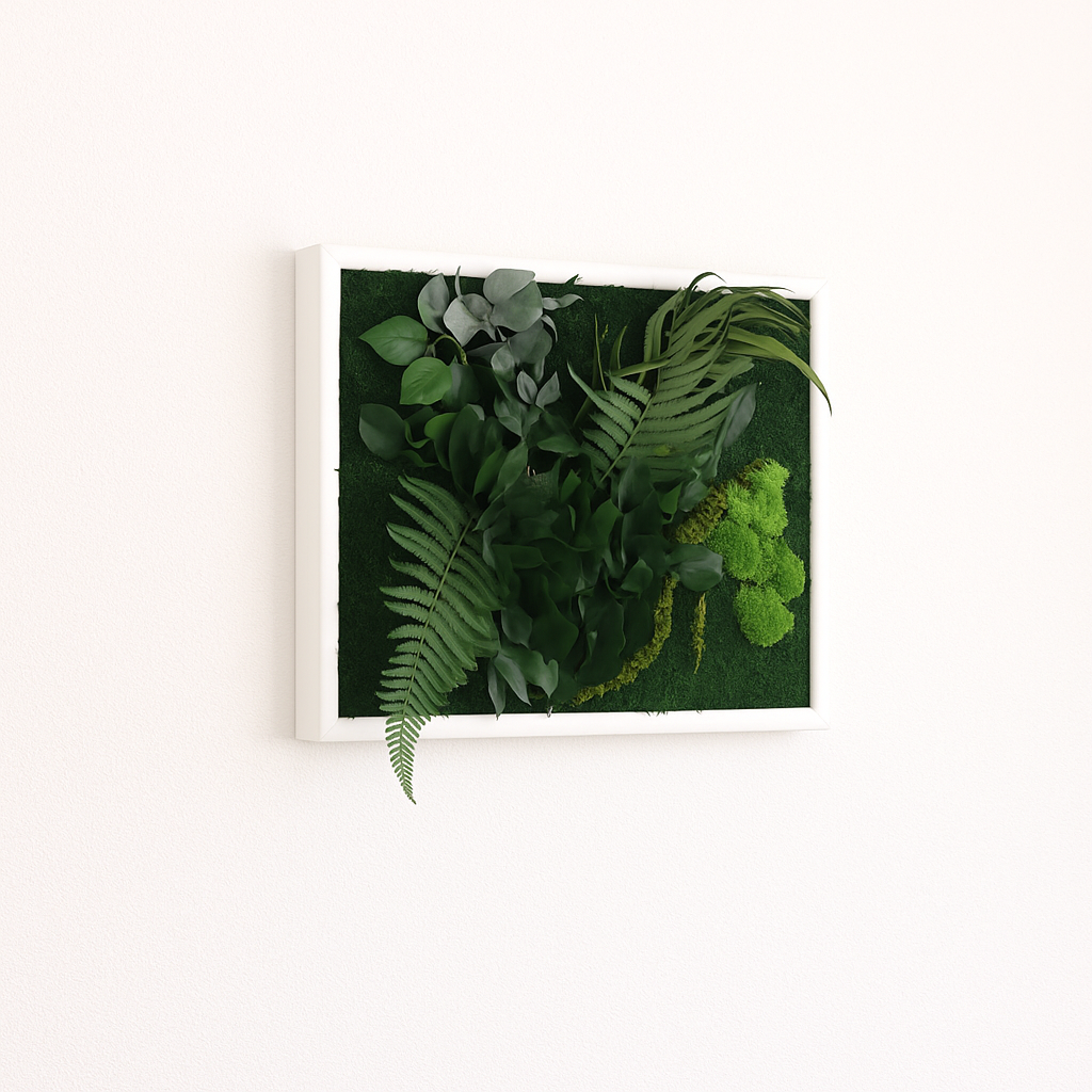 tableau déco végétal naturel stabilisé
