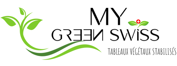 Tableau végétal naturel stabilisé irisé