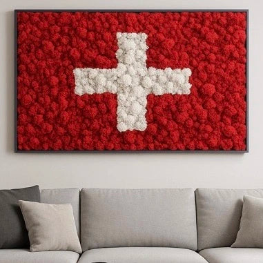 tableau végétal naturel stabilisé mur décoration intérieur 