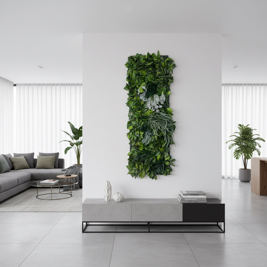 tableau mur végétal stabilisé