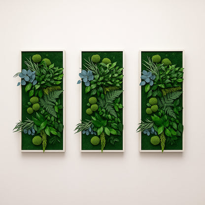 végétaux stabilisés tableaux murs intérieur décoration design 